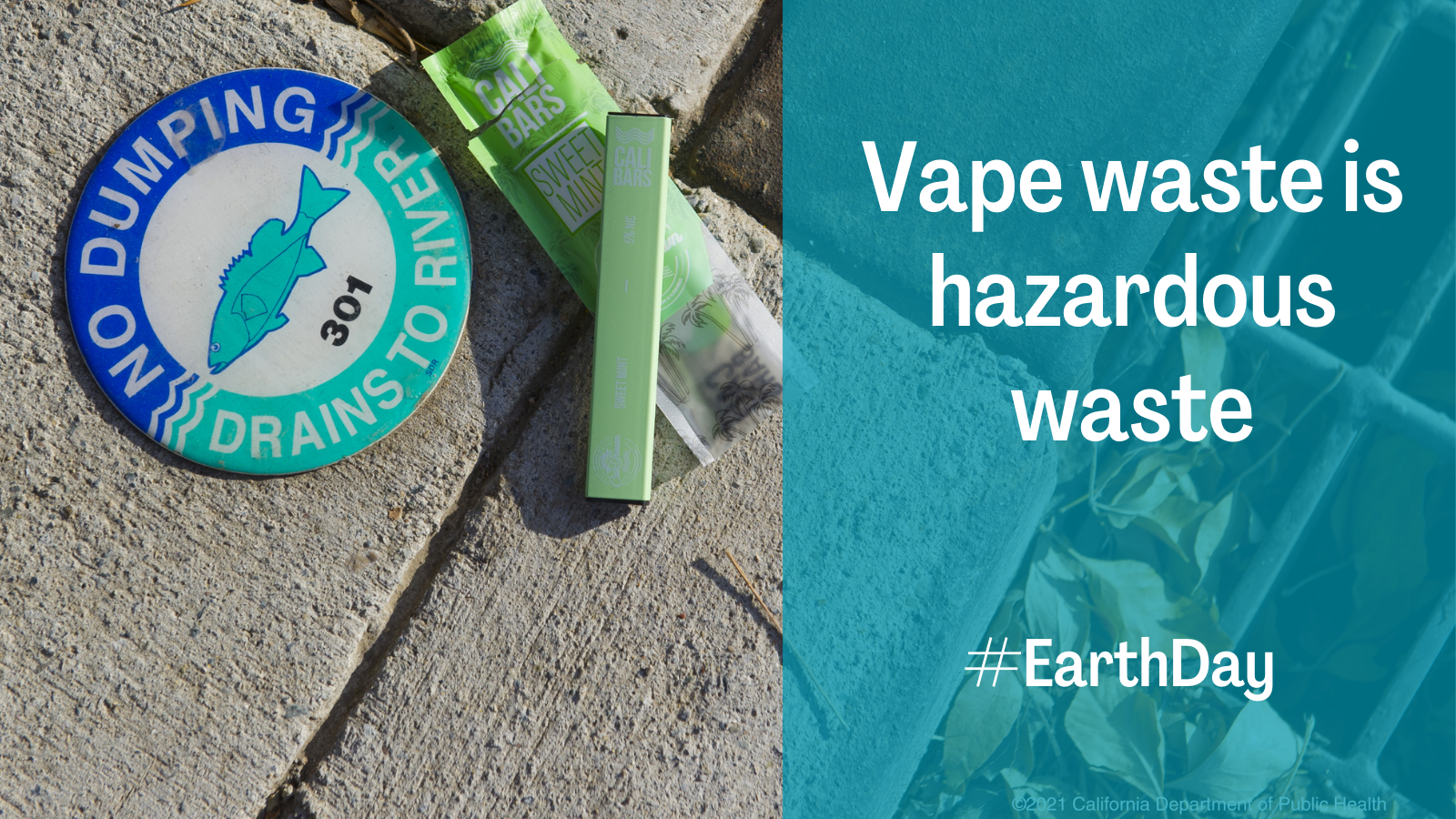 Vape waste is hazardous waste #EarthDay